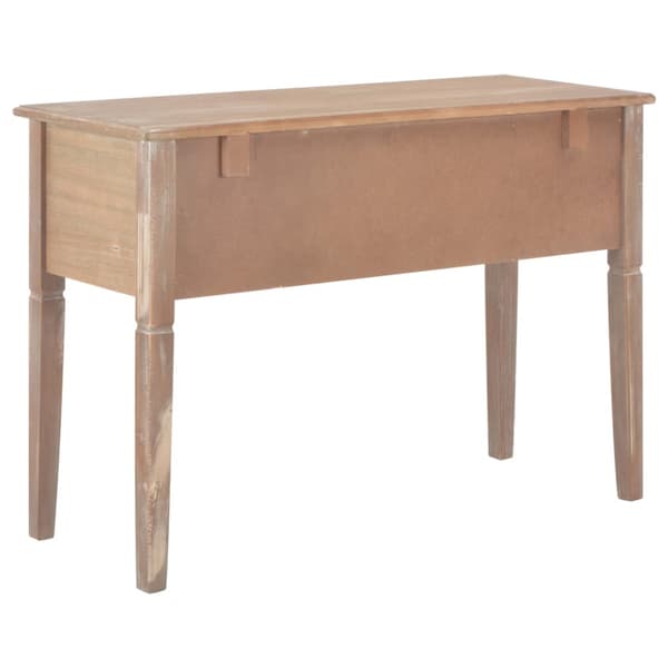 Skrivbord brun 109,5x45x77,5 cm trä