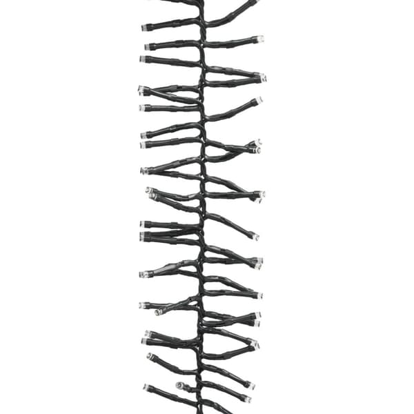 Ljusslinga med 2000 LED cluster kallvit 17 m PVC