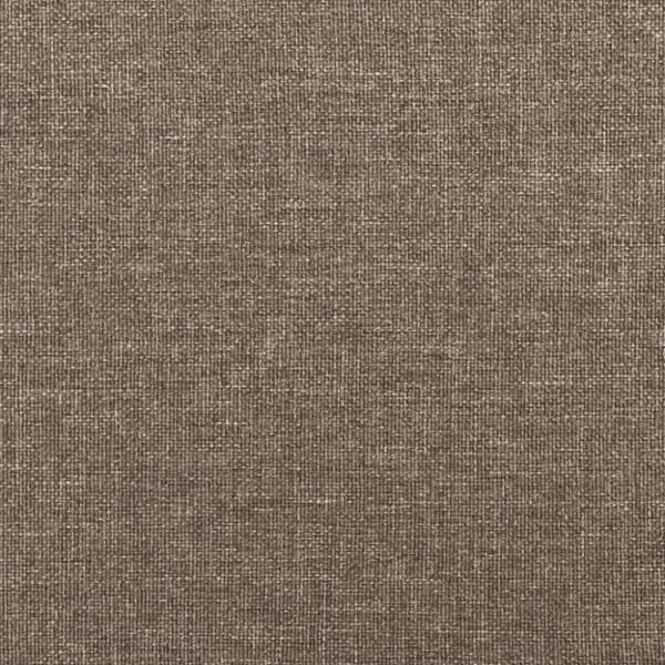 Boxspring-sängram taupe 100x200 cm tyg