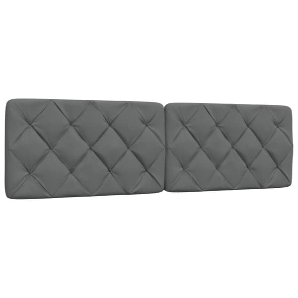 Bed Frame without Mattress Dark Grey 180x200 cm Fabric
