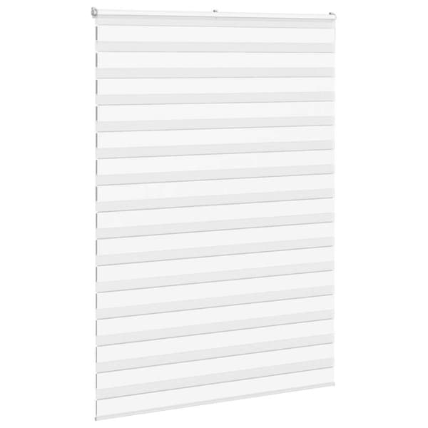 Rullgardin zebra vit 155x230 cm tyg bredd 150,9 cm polyester