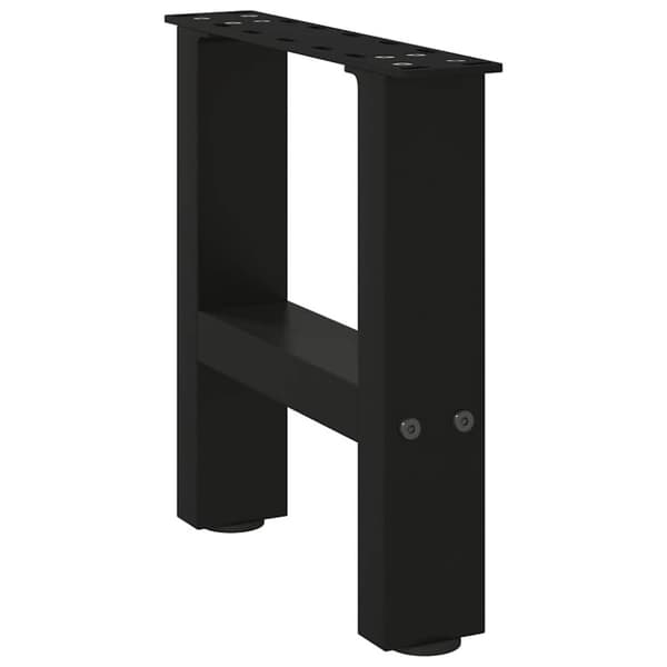 Soffbordsben svarta 2 st 40x(30-31) cm stål