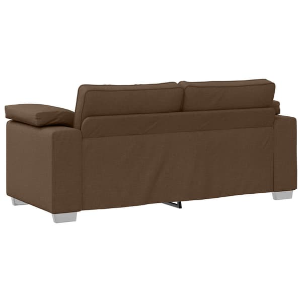 Tvåsitssoffa Brun 180 cm tyg