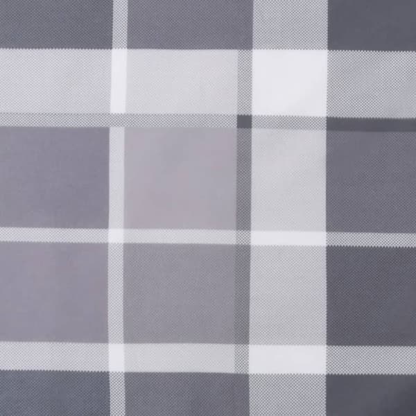 Palldyna grårutig 80x80x12 cm tyg