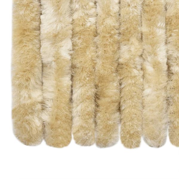 Insektsgardin beige 100x200 cm chenille