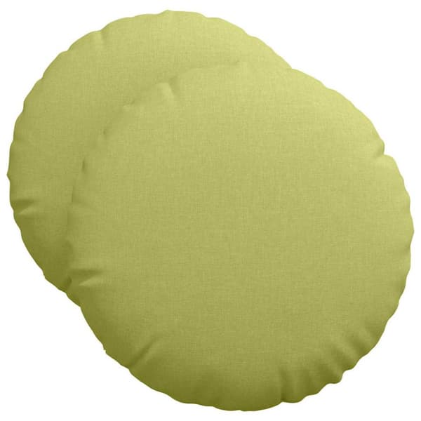 Sittkuddar 2 pcs Ljusgrön Ø50 x 19 cm tyg