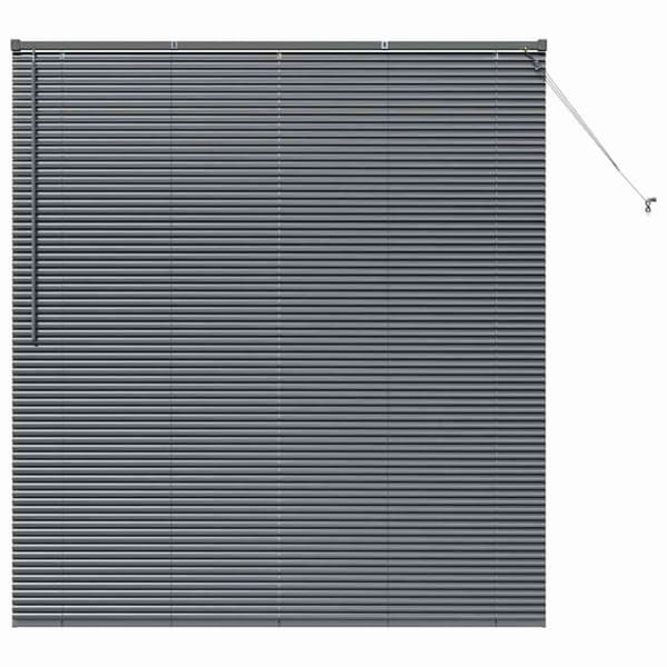 Persienner Mörkgrå 175 x 155 cm Aluminium