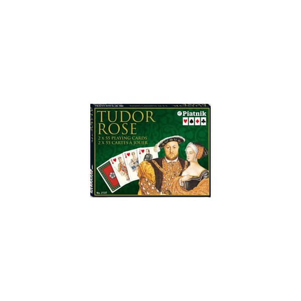 Spelkort DeLuxe Tudor Rose Double Deck