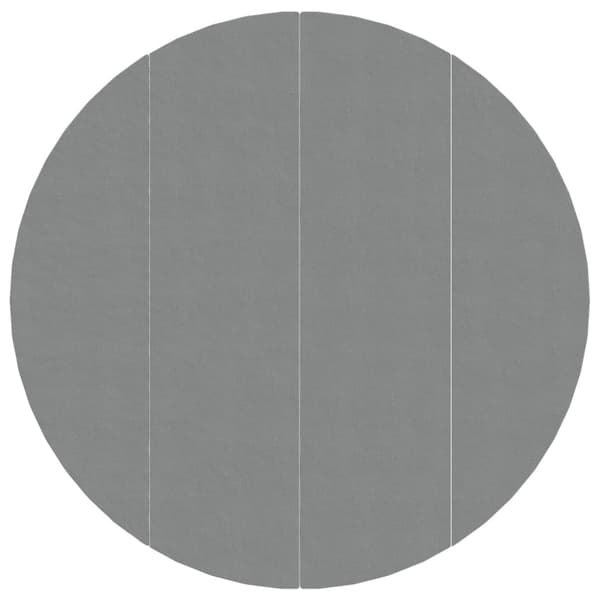 Bottenmatta ljusgrå Ø500 cm polyester geotextil