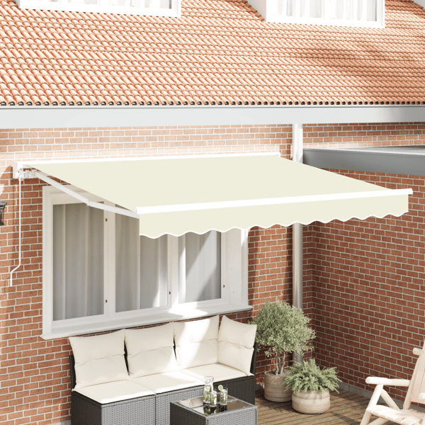 Markisram Kräm 300 x 200 cm Polyester med PU-beläggning