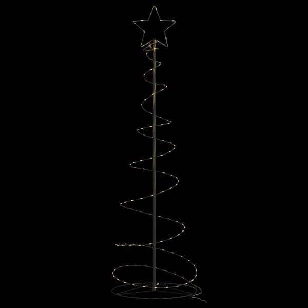 LED julgran 120 LEDs varmvit 180 cm