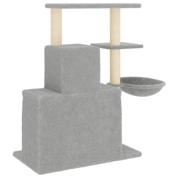 Klösträd med sisalpelare ljusgrå 83 cm