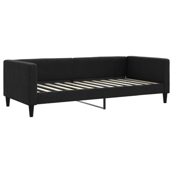 Dagbädd svart 90x200 cm tyg