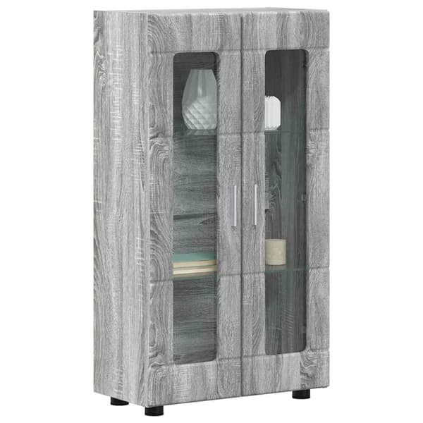 Sideboard FLORIN Grå Sonoma 55,5 x 29 x 100 cm Konstruerat trä