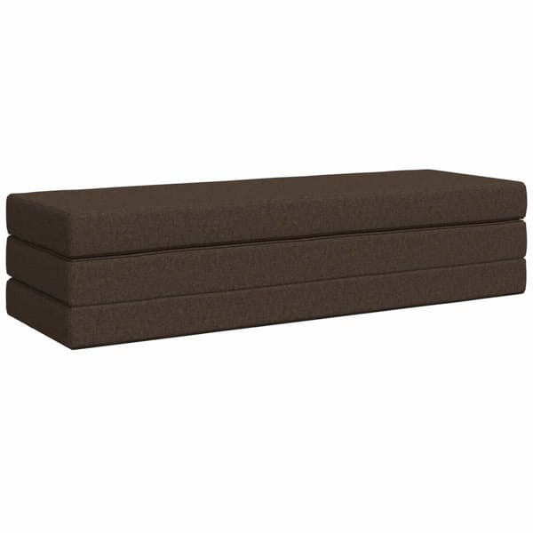 Fällbar Soffbed 180 x 67 x 45 cm Taupe