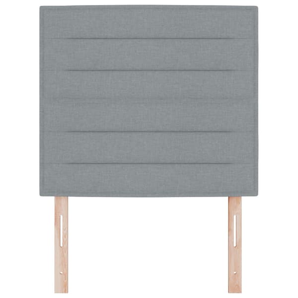 Huvudgavel Ljusgrå 100 cm tyg
