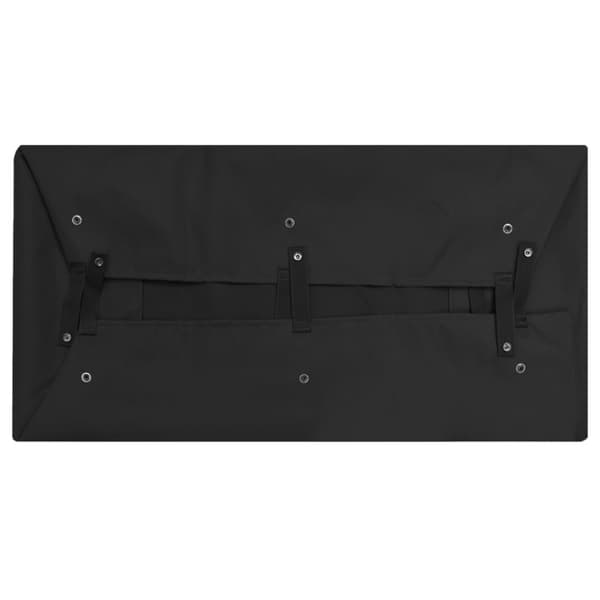 Innerfoder till trädgårdsvagn svart 81x41x21 cm tyg