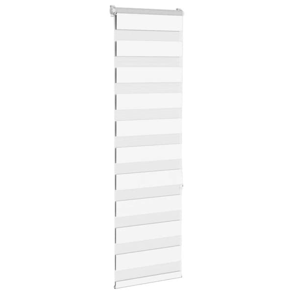 Rullgardin zebra vit 40x150 cm tyg bredd 35,9 cm polyester