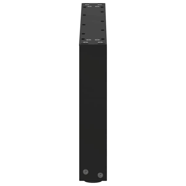 Soffbordsben U-formade 2 st svarta 60x(30-31) cm stål