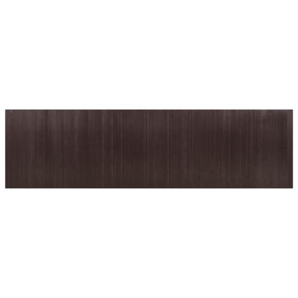 Rumsavdelare mörkbrun bredd 600 cm höjd 165 cm bambu