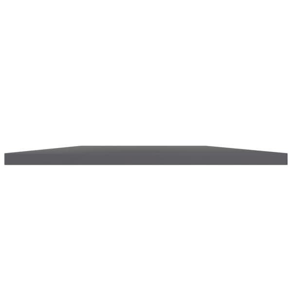 Hyllplan 4 st grå högglans 100x40x1,5 cm konstruerat trä
