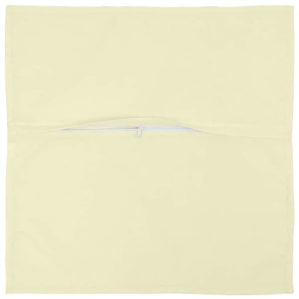 Kuddöverdrag 12 st HOUTEN Gräddvit 50 x 50 cm Polyester
