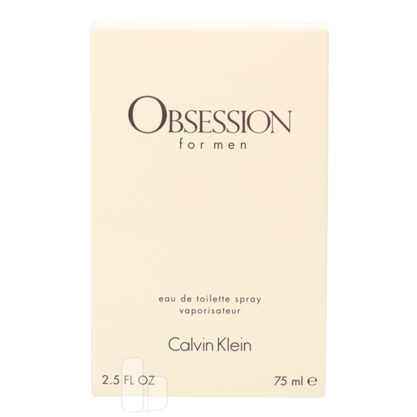 Calvin Klein Obsession For Men Edt Spray 75 ml Herr