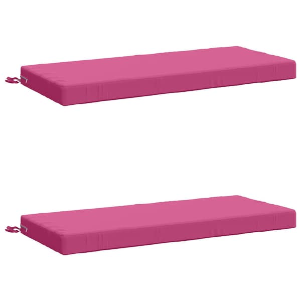 2-delade Bänk Kuddar SOEST 2 st 100% Polyester Rosa
