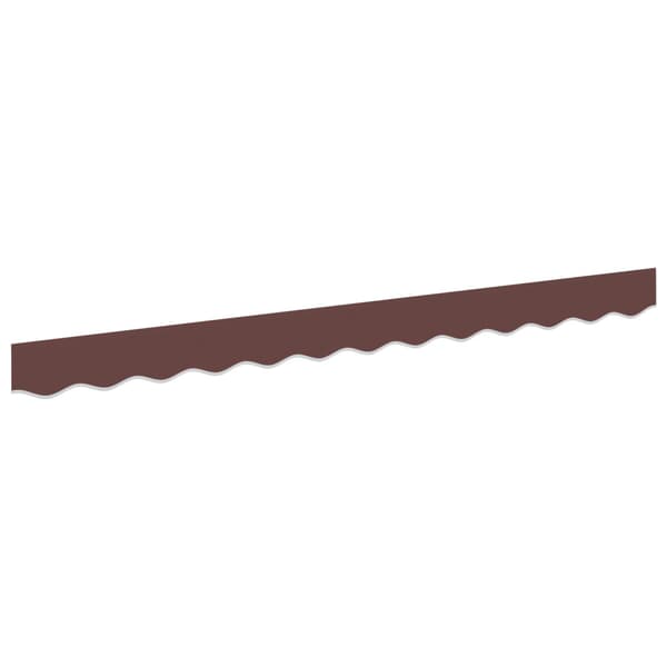Markisvalance Brun 230 x 20 cm Kanvas