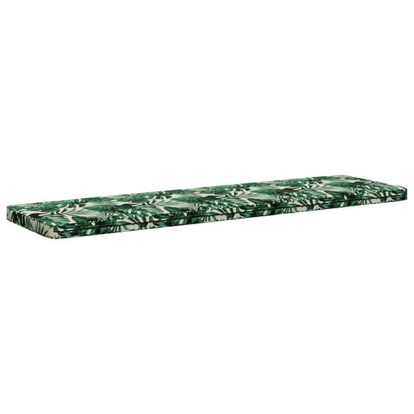 1-delad Bänk Kudde VUGHT 100% Polyester Bladmönster