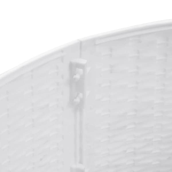 Julgranskrage vit Ø56x23 cm plast