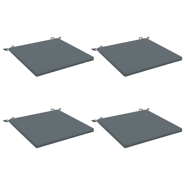 4-delade Sittdynor SOEST 4 st 100% Polyester Blå 60 x 60 x 3 cm