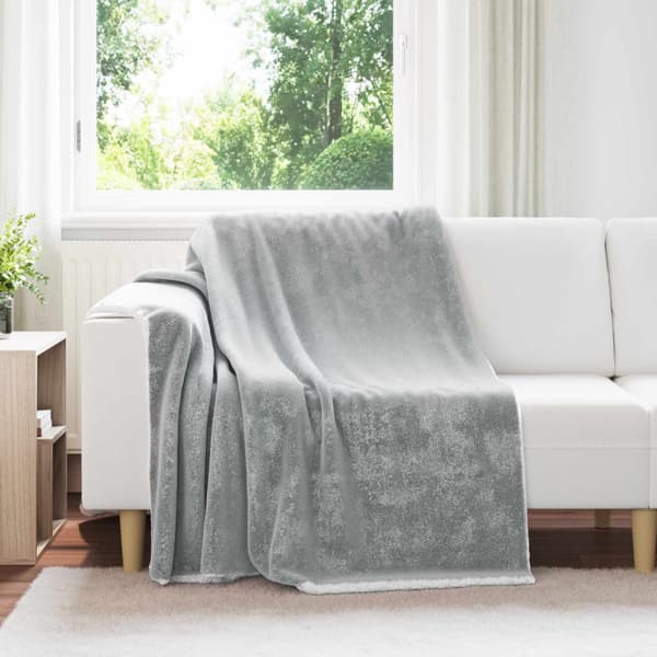 Kastfilt Grå 150 x 200 cm Fleece