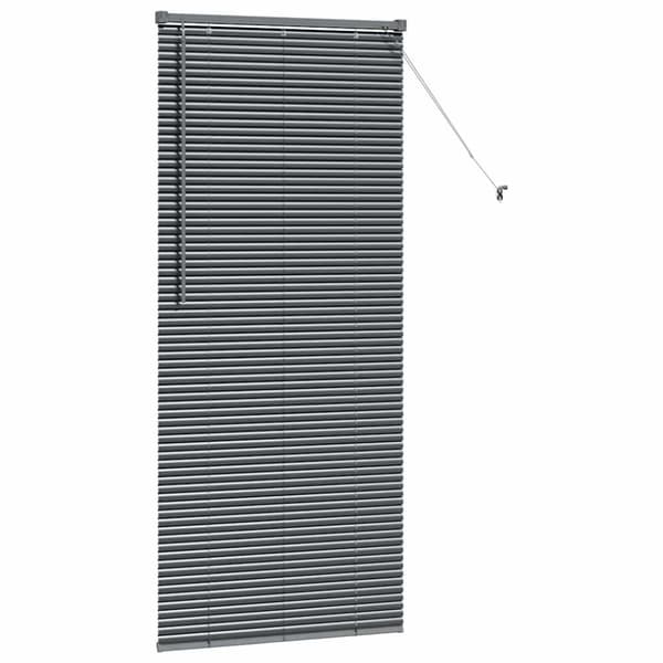 Persienner Mörkgrå 175 x 80 cm Aluminium