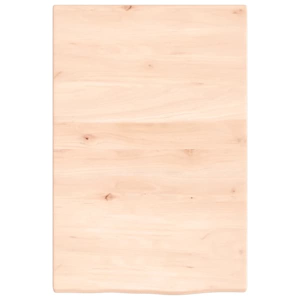 Hyllplan 40x60x2 cm obehandlad massiv ek