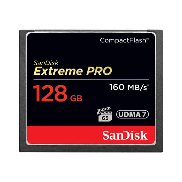 SanDisk Extreme PRO - flash-minneskort - 128 GB - CompactFlash