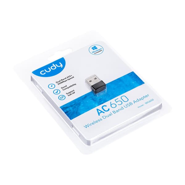 Cudy WU650 - nätverksadapter - USB 2.0