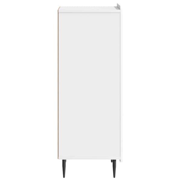 Sideboard Vit högglans 34,5 x 33 x 92 cm Konstruerat trä