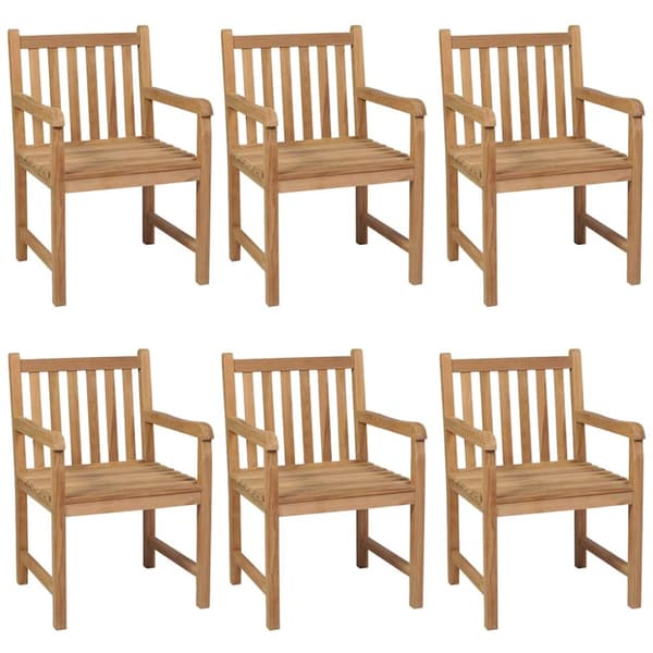 7-delad trädgårdsmatgrupp 140x80 cm massiv teak