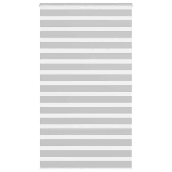 Rullgardin zebra ljusgrå 120x200 cm tyg bredd 115,9cm polyester