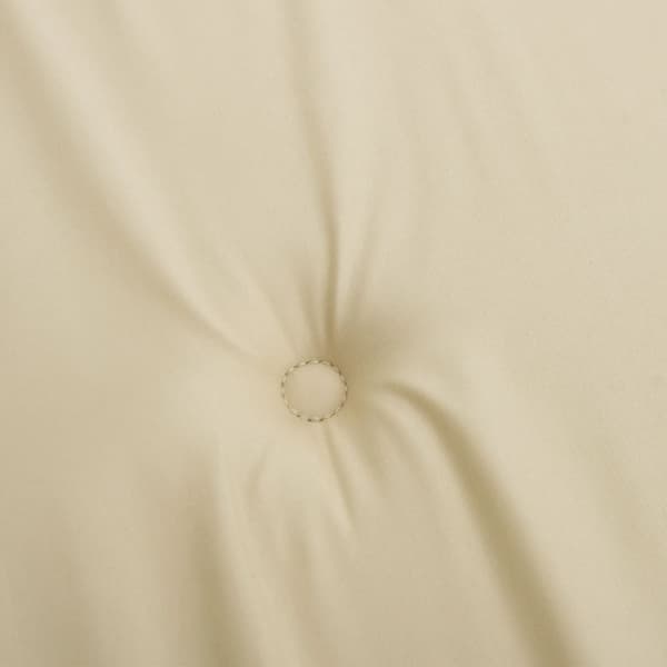 Stolsdynor 2 st beige 120x50x3 cm tyg
