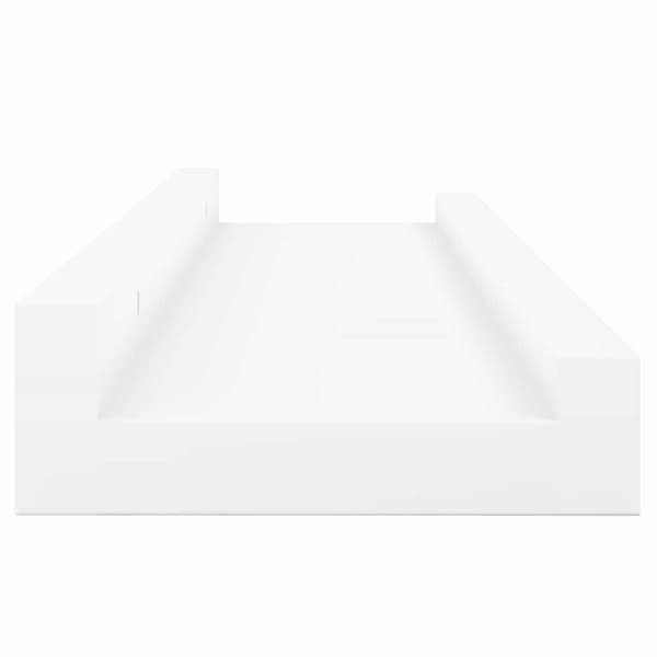 Tavellist 2 st vit 60x9x3 cm MDF