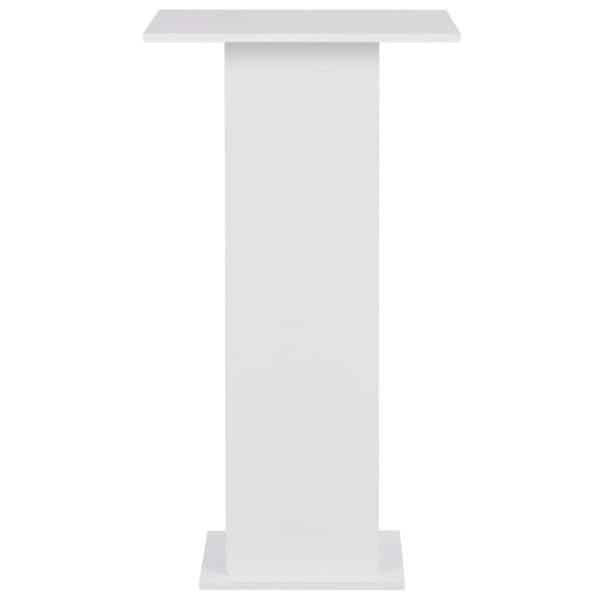 Barbord vit 60x60x110 cm
