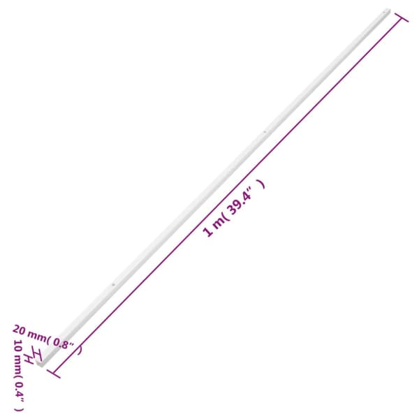 Kabelkanal 20x10 mm 10 m PVC