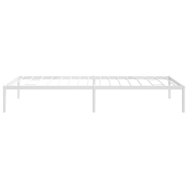 Sängram metall vit 90x200 cm