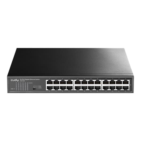 Cudy GS1024 - 3.0 - switch - 24 portar - rackmonterbar