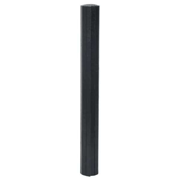 Matta rektangulär svart 70x300 cm bambu