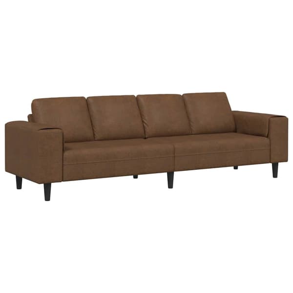 Vardagsrumsoffa Brun 250 x 77 x 76 cm