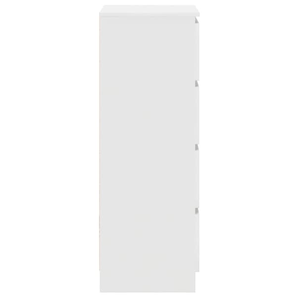 Skänk vit 37,5x35x99 cm konstruerat trä