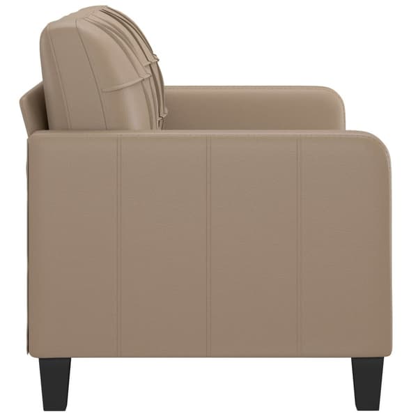 2-sitssoffa cappuccino 140 cm konstläder